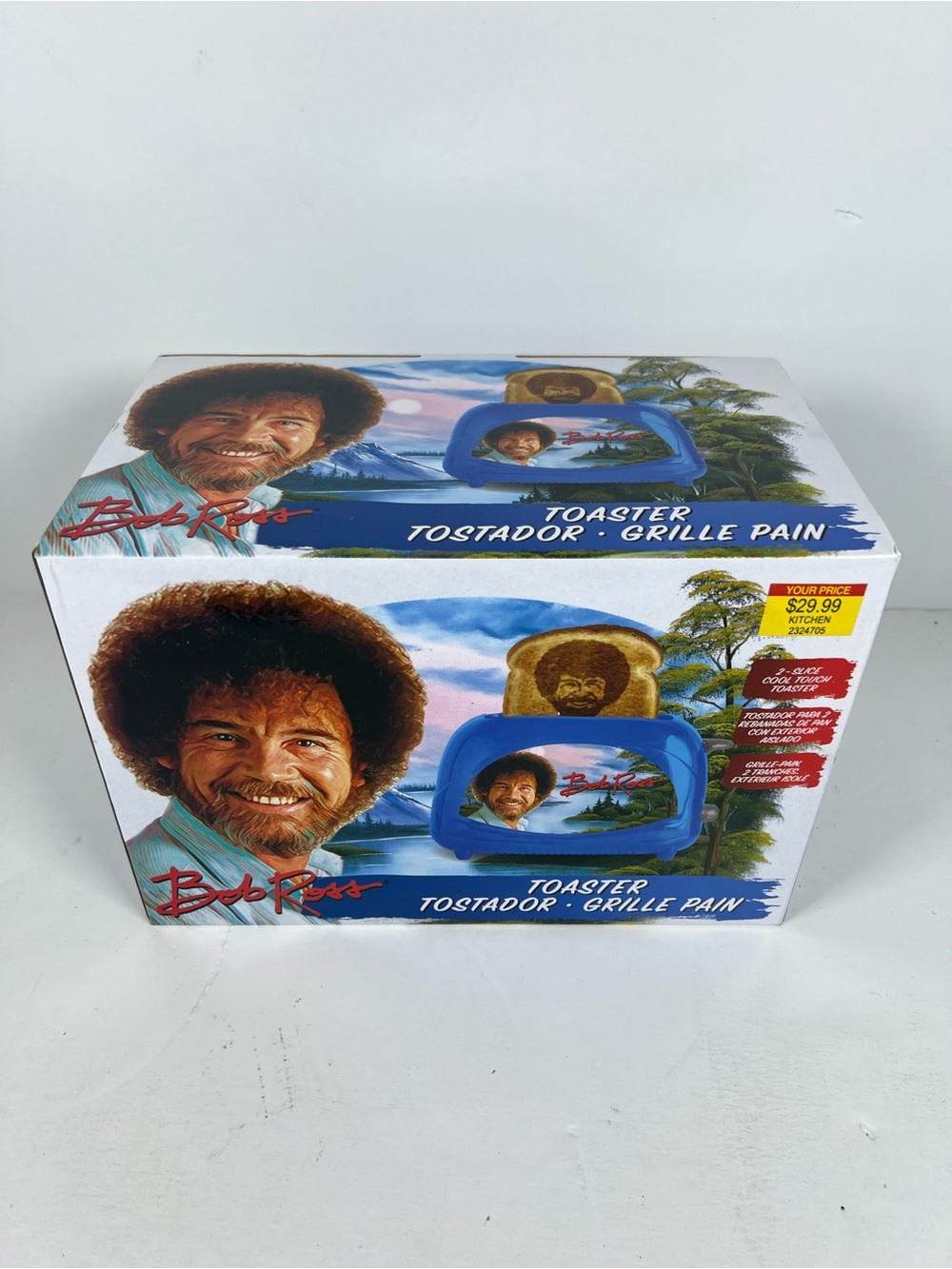 BlueBob Ross Artist-Themed Pop-Up Toaster